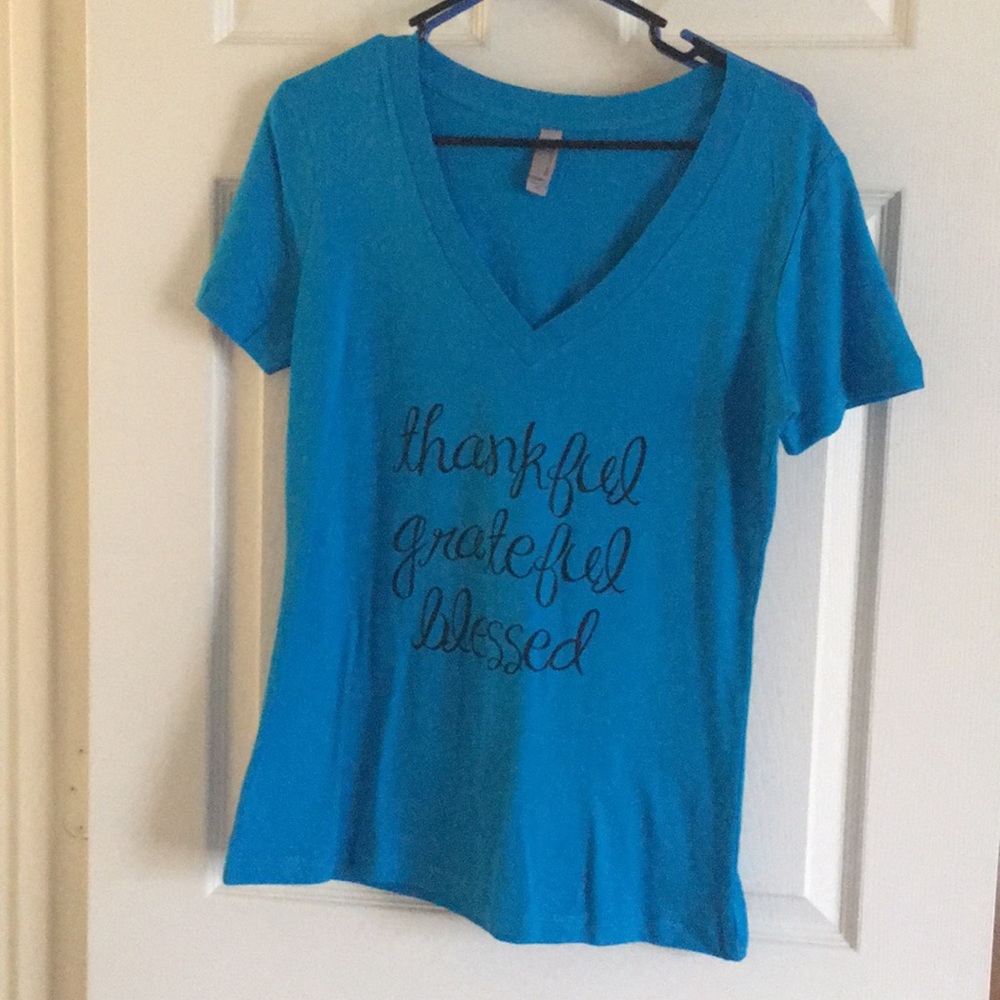 Thankful grateful blessed XL never worn